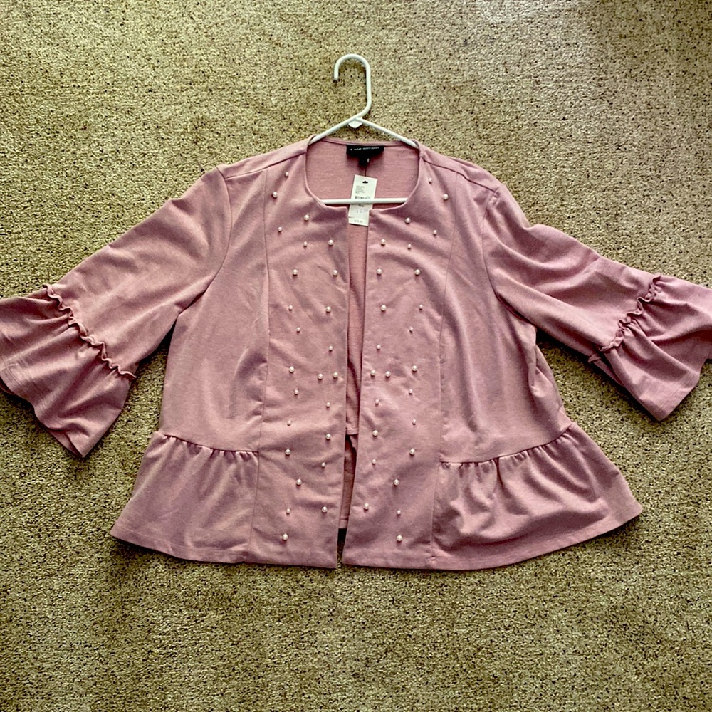 NWT! Lane Bryant light purple jacket